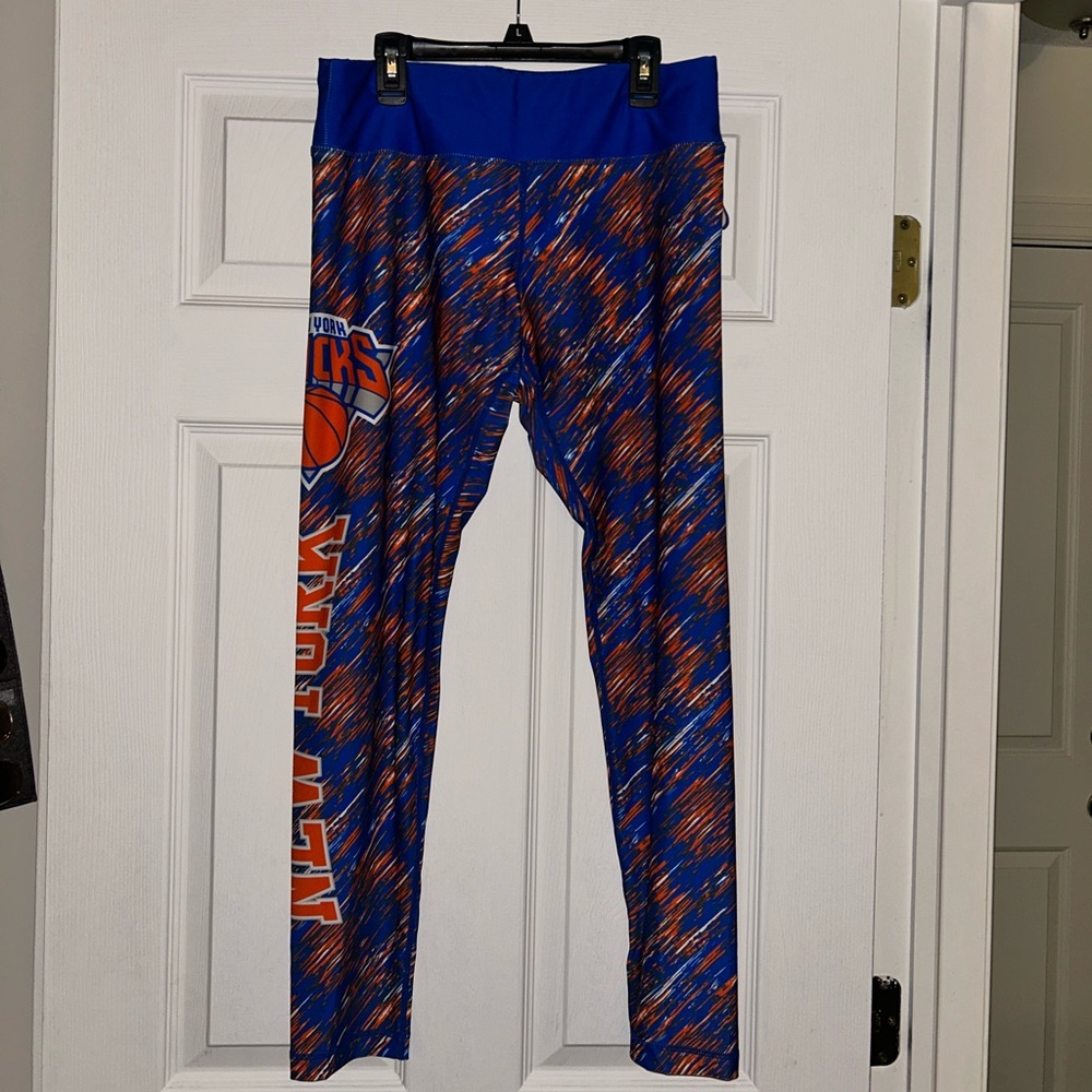 NBA Women’s Blue and Orange Leggings